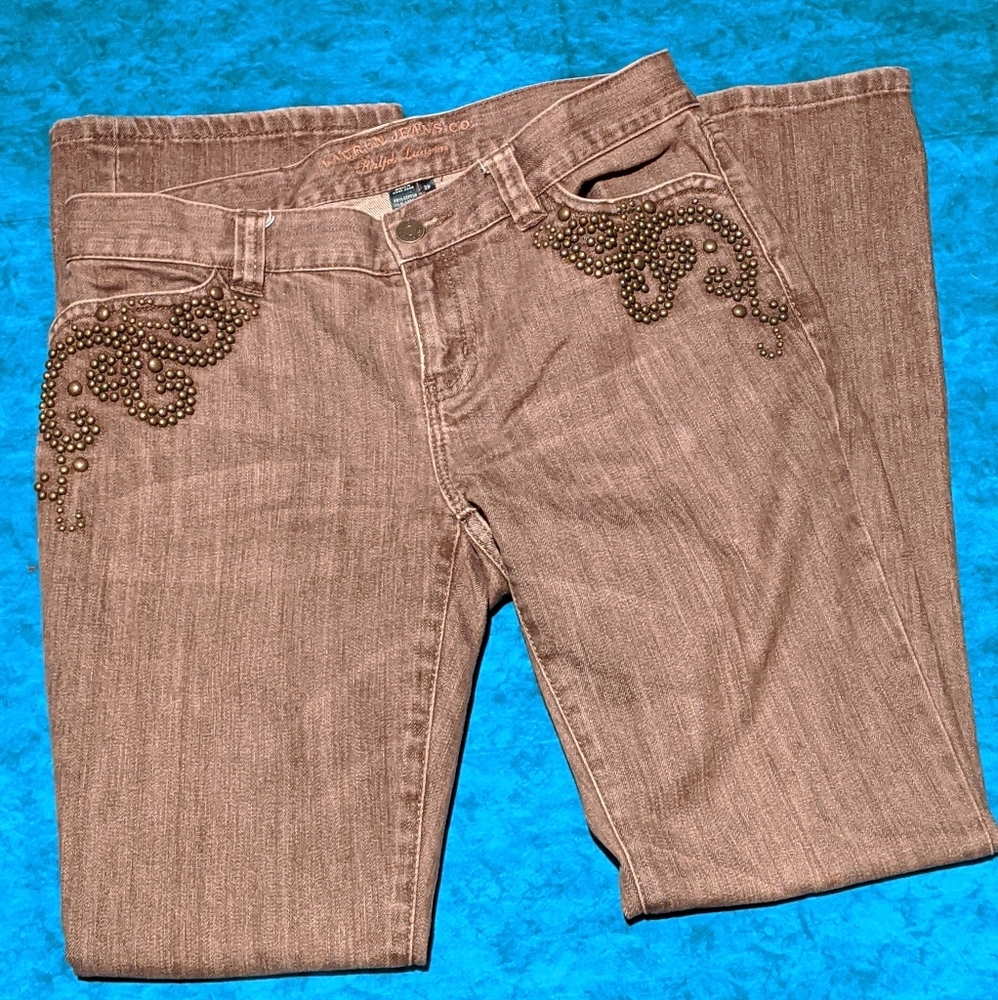 👍Ralph Lauren brown jeans